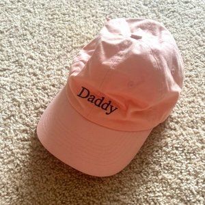 Urban Outfitters Brand pink "Daddy" baseball hat